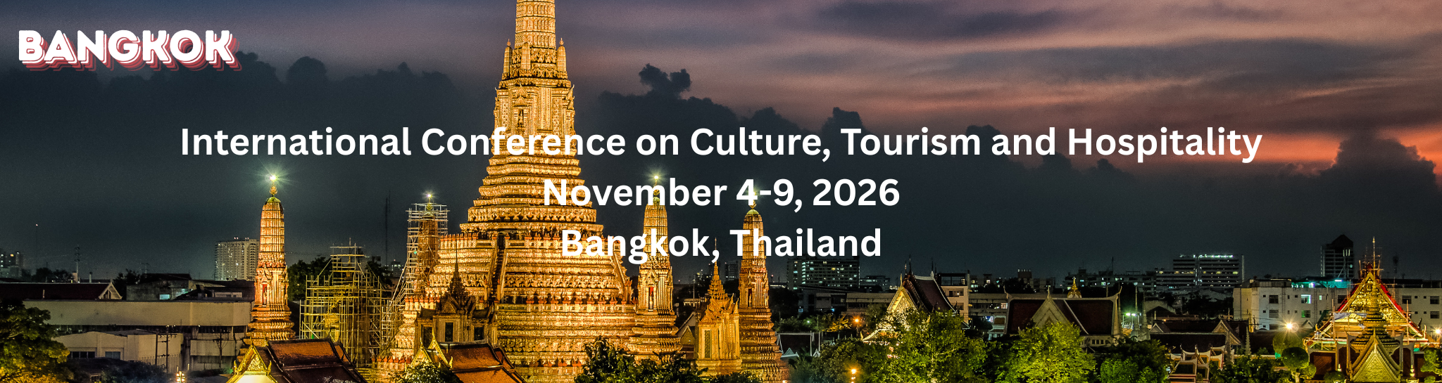 The International Conference on Culture, Tourism, and Hospitality (ICCTH)